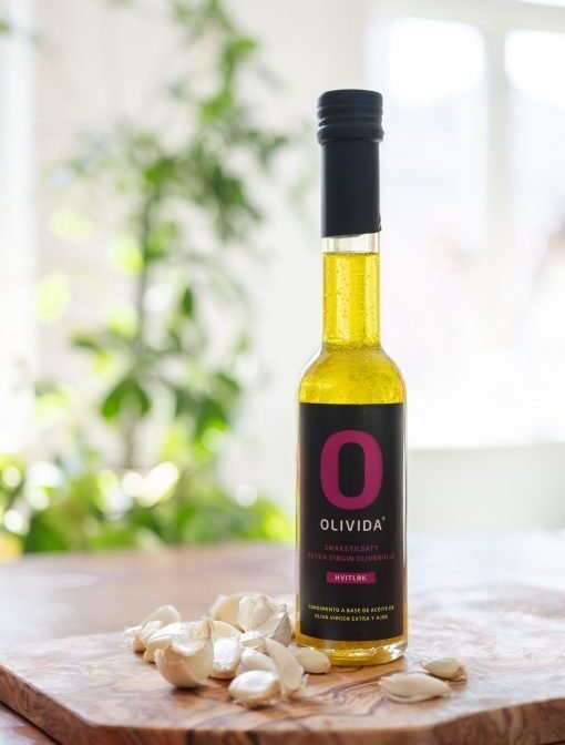 Olivida Hvitløksolje Olivenolje Oliven Olje Hvitløk
